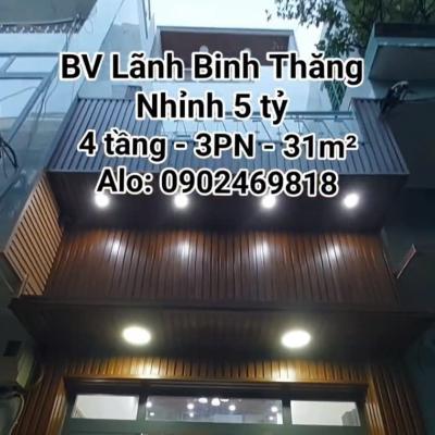 VIDEO Nhà gần bệnh viện Lãnh Binh Thắng. Quận 11, nhỉnh 5 tỷ